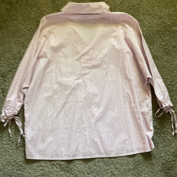 Pink Striped Women's Top - Picture 4 of 5